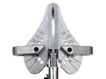 Miter Shear with Adjustable Stop